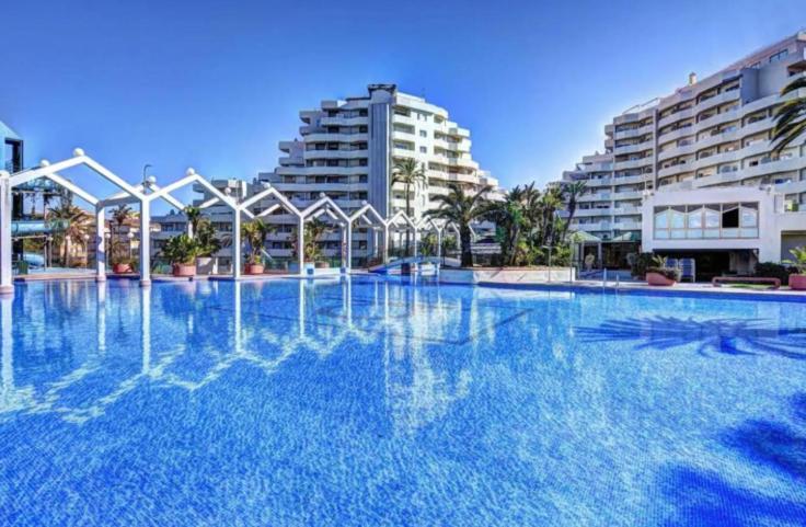 Benal Beach Suite Ii, Estudio Con Parque Acuatico Y Vistas Al Mar. Benalmádena Exterior photo