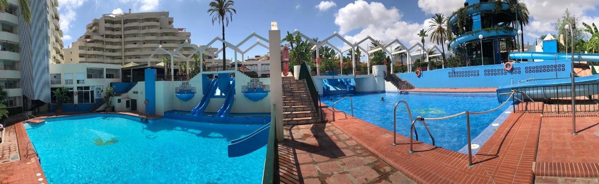 Benal Beach Suite Ii, Estudio Con Parque Acuatico Y Vistas Al Mar. Benalmádena Exterior photo