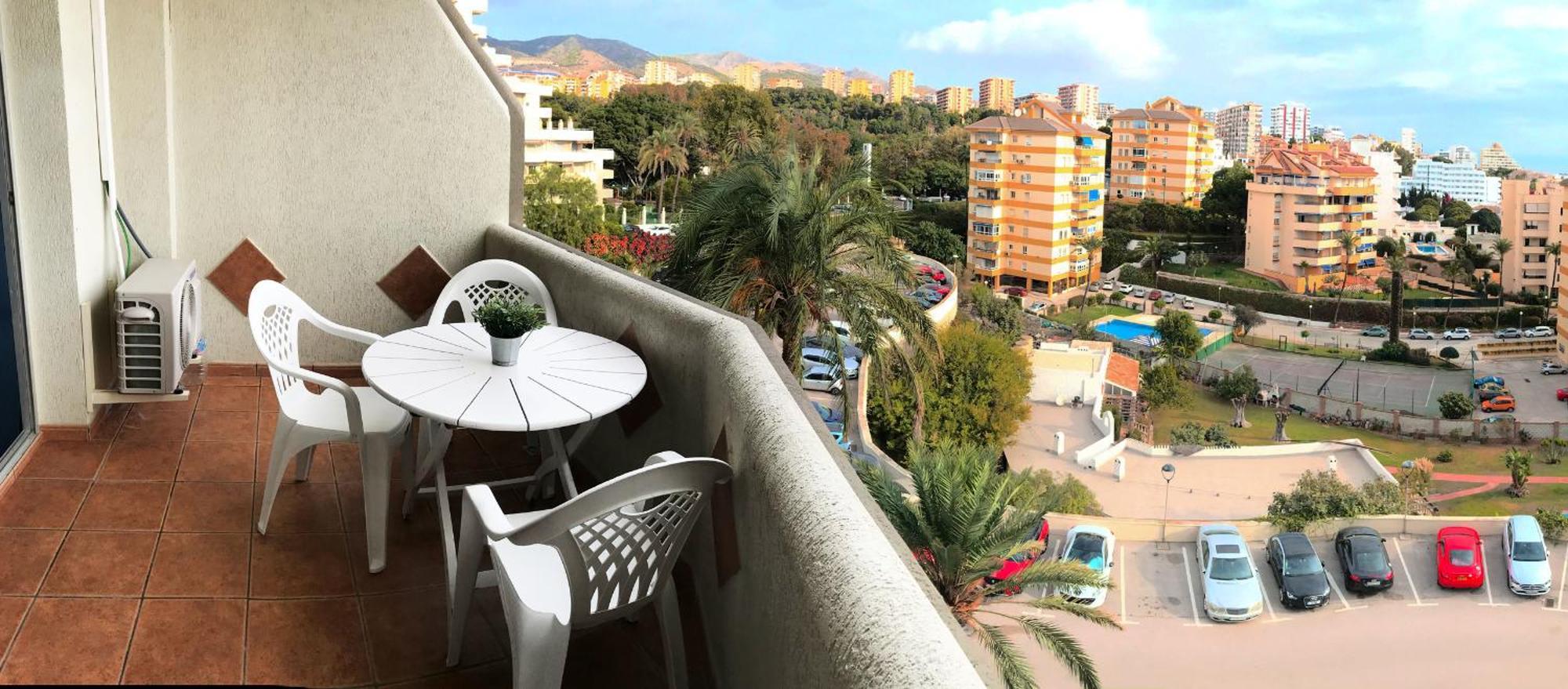 Benal Beach Suite Ii, Estudio Con Parque Acuatico Y Vistas Al Mar. Benalmádena Exterior photo